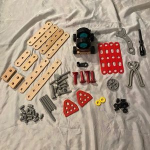 Vintage Building Set by Brio ~ 50+ pieces